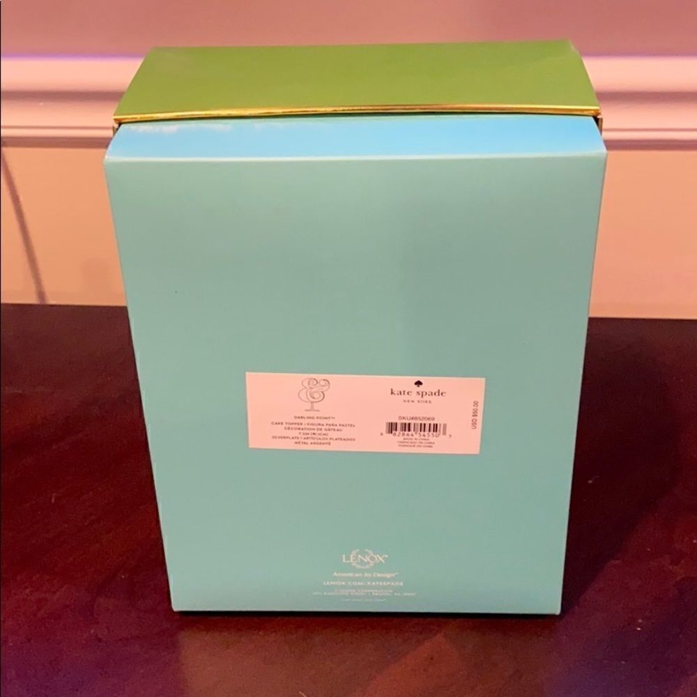 NIB Kate Spade Darling Point Cake Topper - Picture 3 of 4